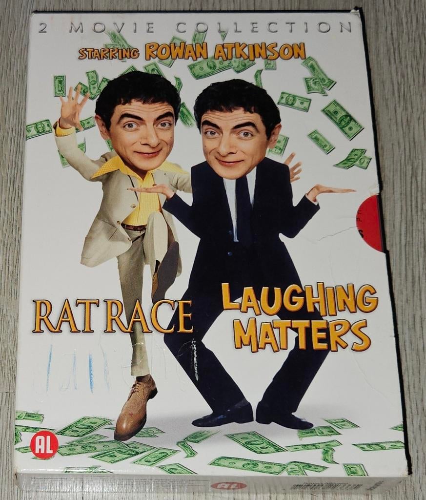 Rat Race & Laughing Matters - Rowan Atkinson DVD Boxset, Actiekomedie, Boxset, Vanaf 9 jaar, Ophalen of Verzenden
