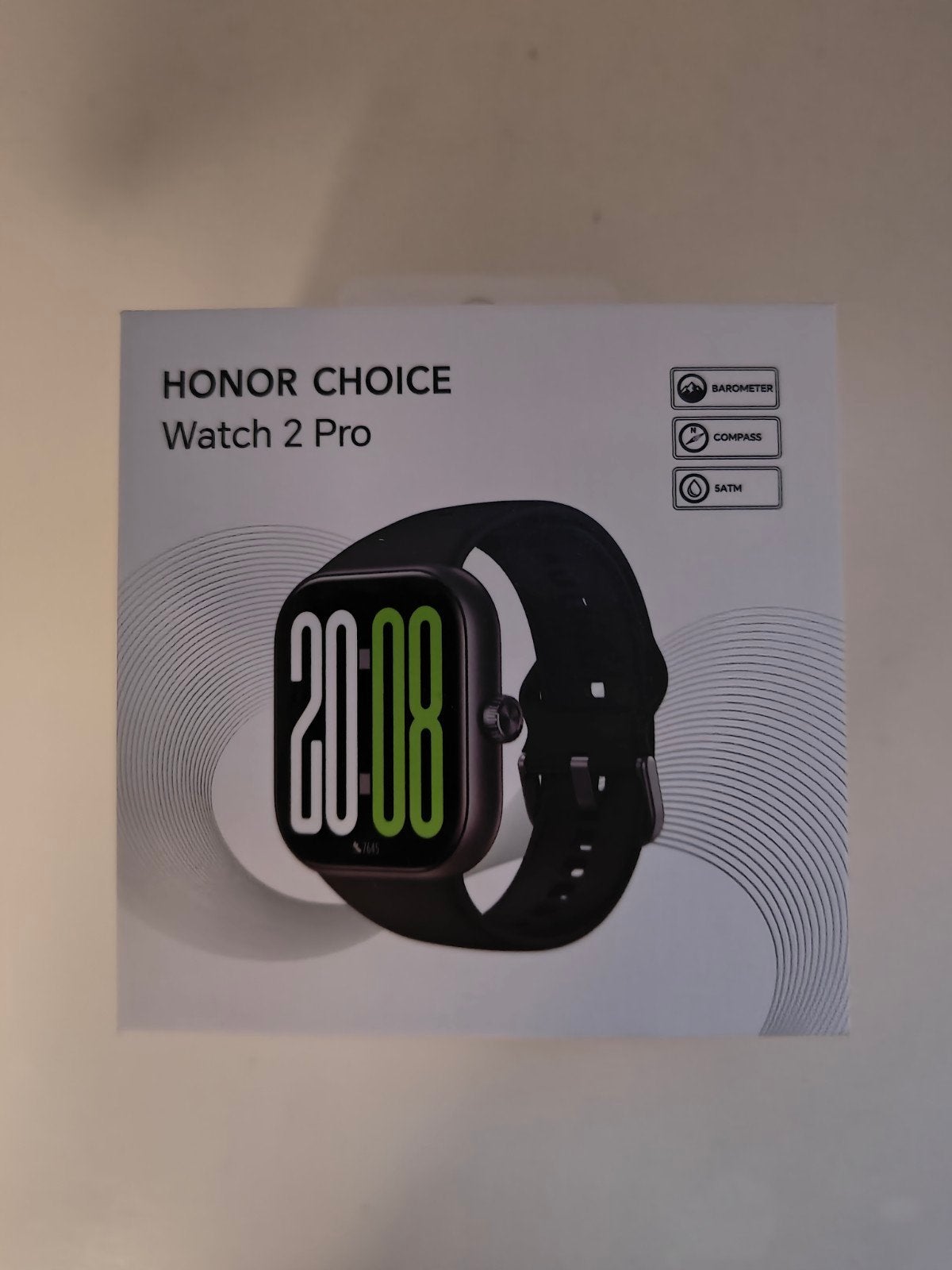 Nieuwe  Honor Choice Watch 2 Pro, Sieraden, Tassen en Uiterlijk, Smartwatches, Zwart, Nieuw, Ophalen of Verzenden, Waterdicht