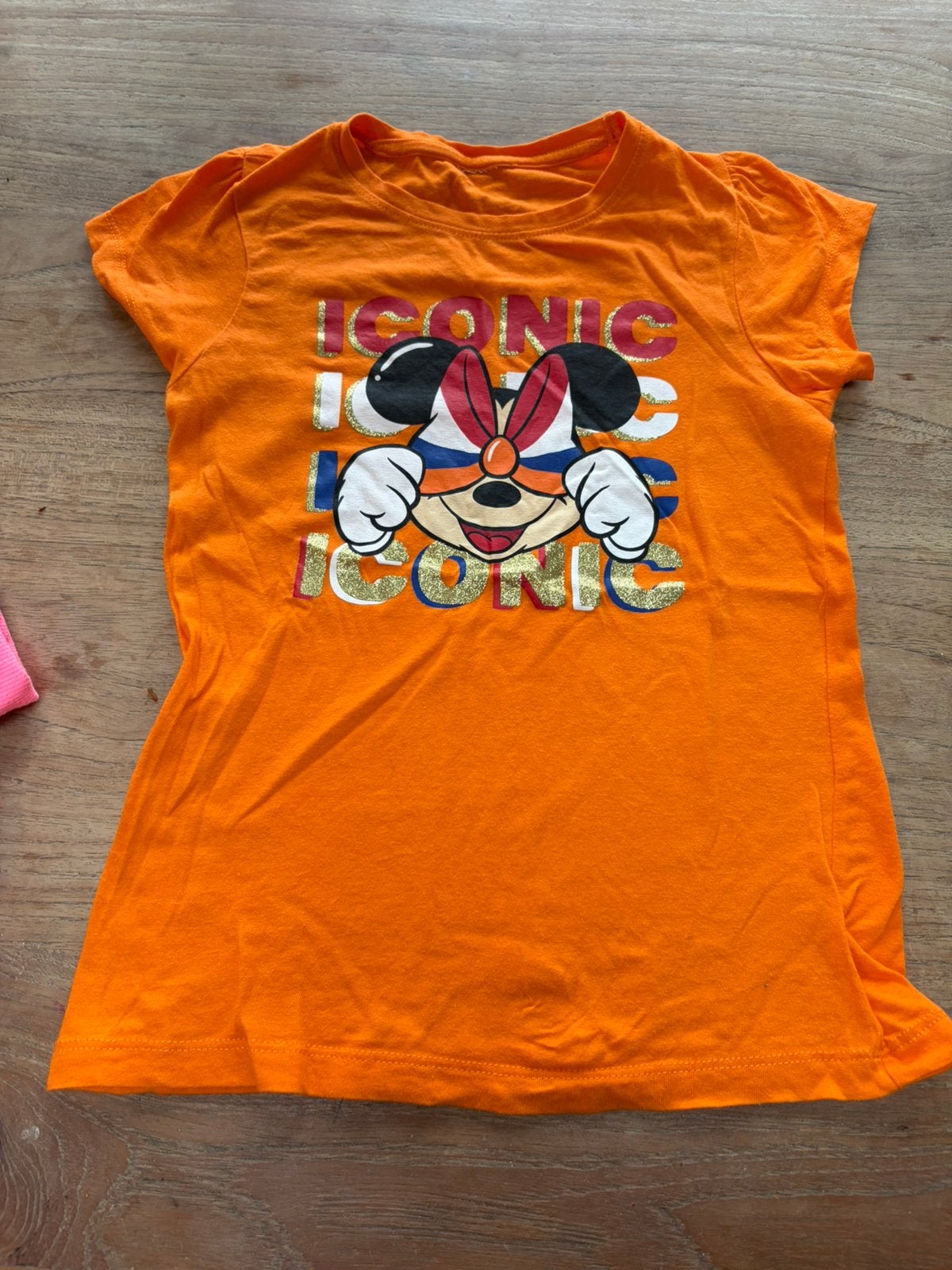 Leuk oranje tshirt, Kinderen en Baby's, Kinderkleding | Maat 104, Ophalen, Meisje, Shirt of Longsleeve