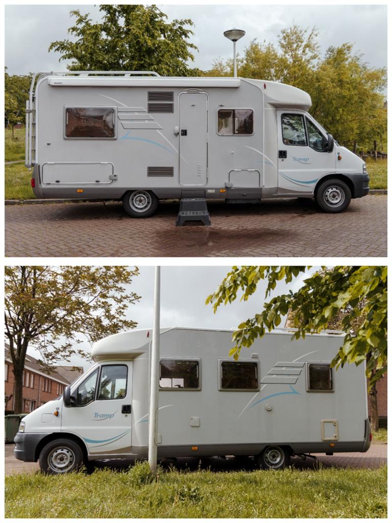 Hymer Tramp 655 T, nieuwe apk, veel recente verbeteringen, Gaslek-detector, Ringverwarming, Fiat, Tot en met 3