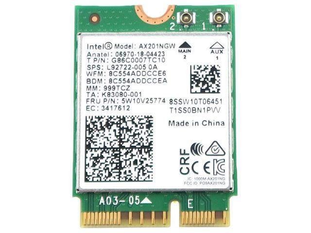 Wireless Dual Band WiFi Card AX201NGW 5W10V25774 L92722-005, Facturen@maascomputers.nl, Ophalen of Verzenden, Cargadoorweg 23, 6541 BT Nijmegen