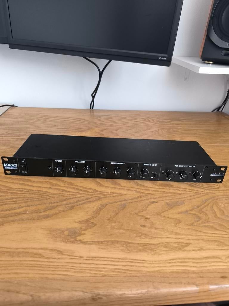 ART MX622 6-kanaals stereo mixer met EQ en effectloop, Muziek en Instrumenten, Mengpanelen, Ophalen of Verzenden, Gebruikt, Minder dan 5 kanalen
