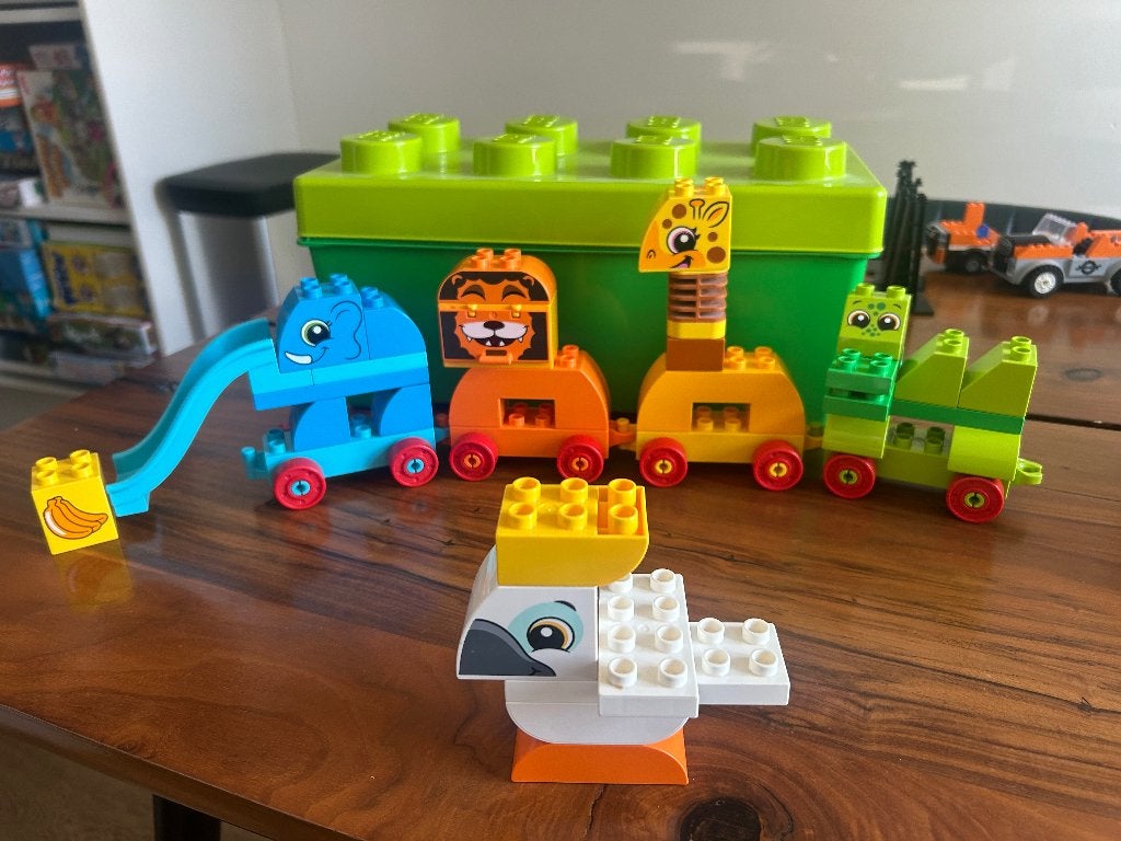 LEGO 10863 DUPLO Mijn eerste dier  set met opbergdoos, Kinderen en Baby's, Speelgoed | Duplo en Lego, Overige thema's, Ophalen of Verzenden