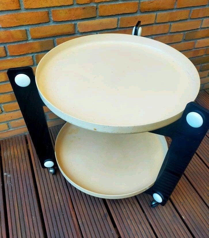 Vintage Guzzini Bar Trolley - Luigi Massoni - Jaren 70, Ophalen