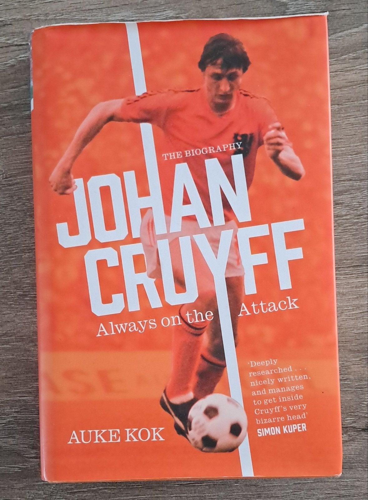 Johan Cruijff: Always on the Attack - De Biografie, Verzamelen, Ophalen of Verzenden, Zo goed als nieuw, Ajax, Boek of Tijdschrift