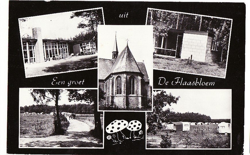 Chaam Een groet uit De Flaasbloem 1967., Ophalen, 1960 tot 1980, Gelopen, Noord-Brabant