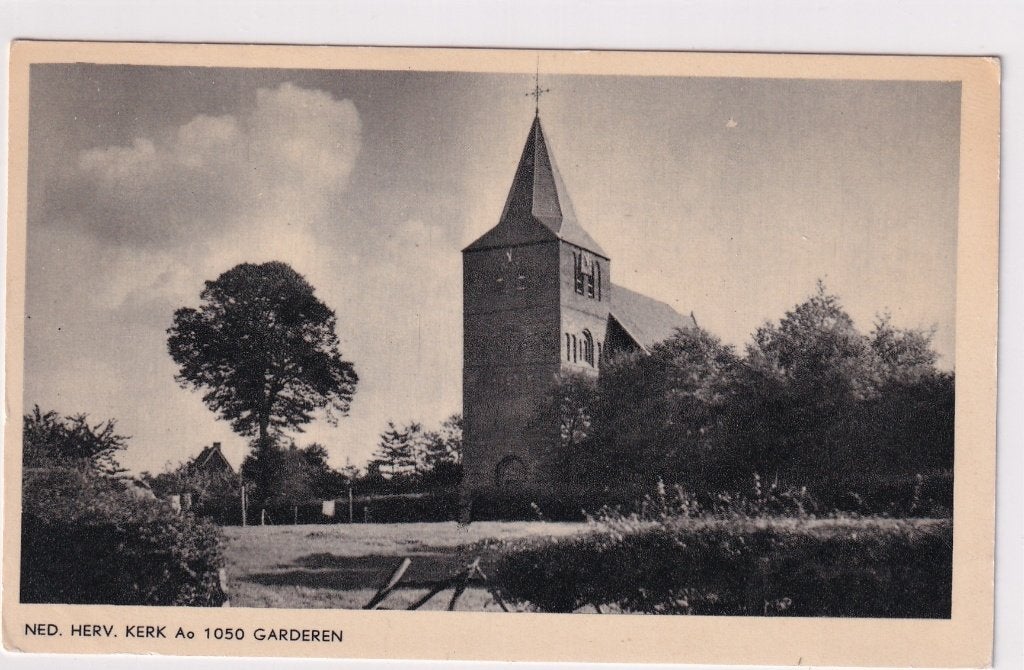 Garderen n.h. kerk, Verzamelen, Ansichtkaarten | Nederland, Verzenden, Ongelopen, Gelderland