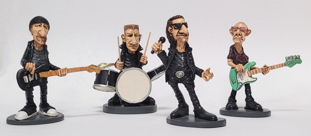 Bono Vox U2 beeldje by Warren Stratford decoratie deco, Info@deconoord.nl, Deco Noord, Nieuw, Ophalen of Verzenden