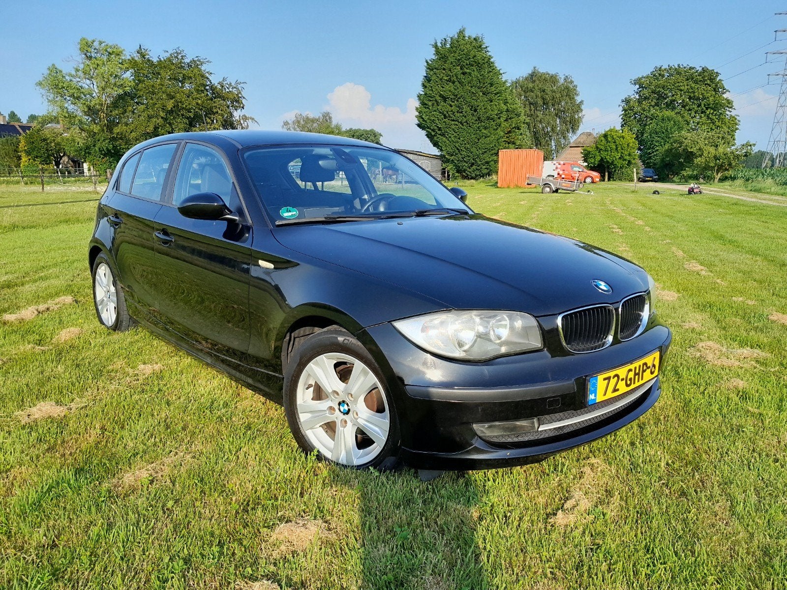 BMW 1-Serie 116i  5DR 2008 Zwart E87, 1-Serie, 4 cilinders, Origineel Nederlands, 1200 kg