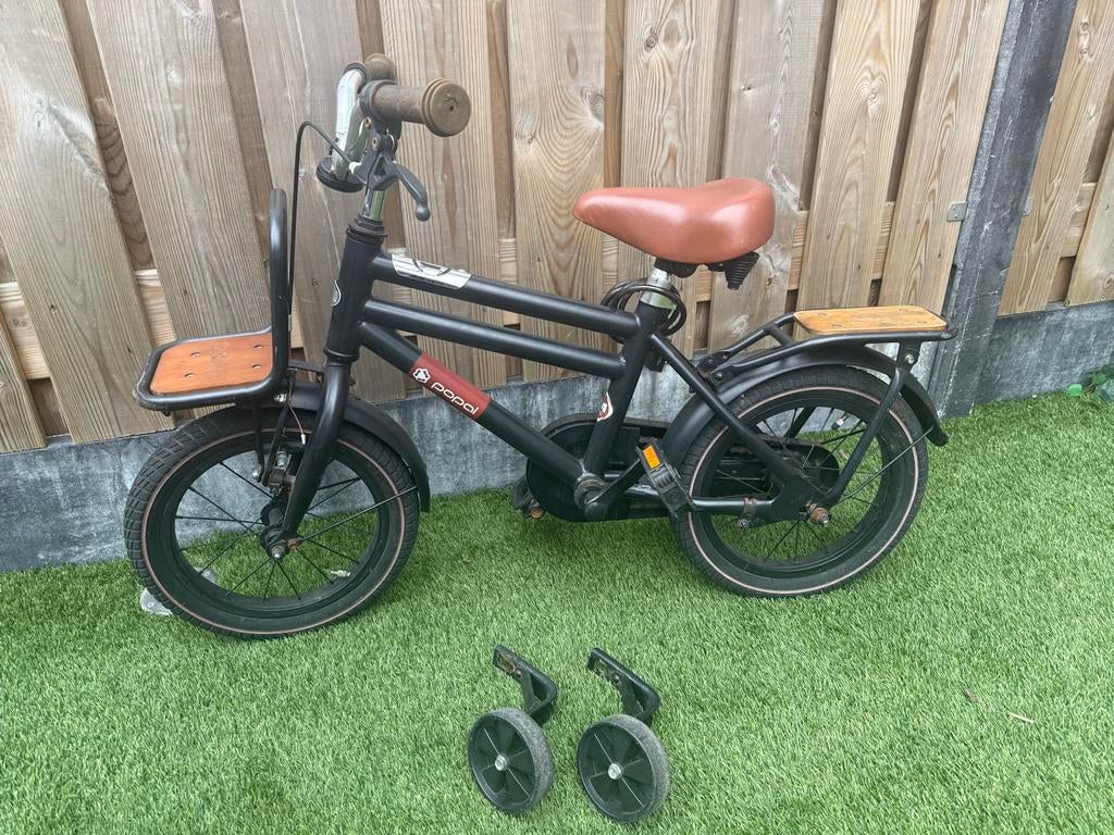 Popal Daily Dutch Basic kinderfiets 12 inch met zijwieltjes, Terugtraprem, Zijwieltjes, Ophalen of Verzenden, Minder dan 16 inch