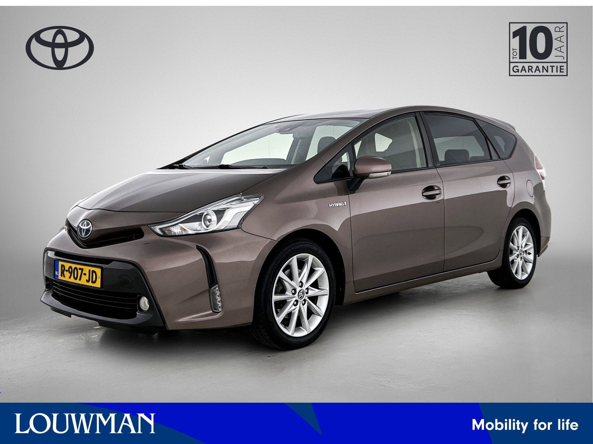 Toyota Prius+ 1.8 Executive | Navigatie | 7-pers. | Leder |, Auto's, 136 pk, Gebruikt, 4 cilinders, 7 stoelen