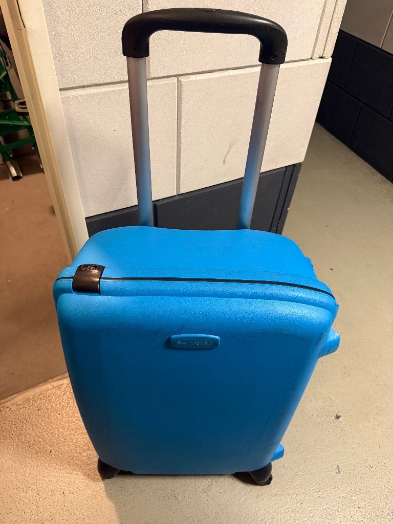 samsonite reiskoffer, Ophalen, Gebruikt, Hard kunststof, 45 tot 55 cm