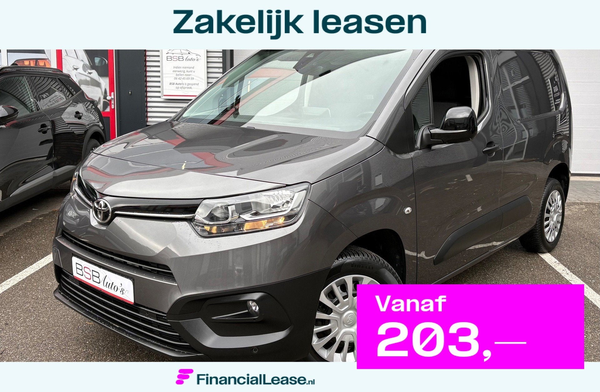 Toyota PROACE CITY 1.2 Turbo Prof Automaat 130 Pk Navi Cruis, Stof, Gebruikt, 1295 kg, 1199 cc