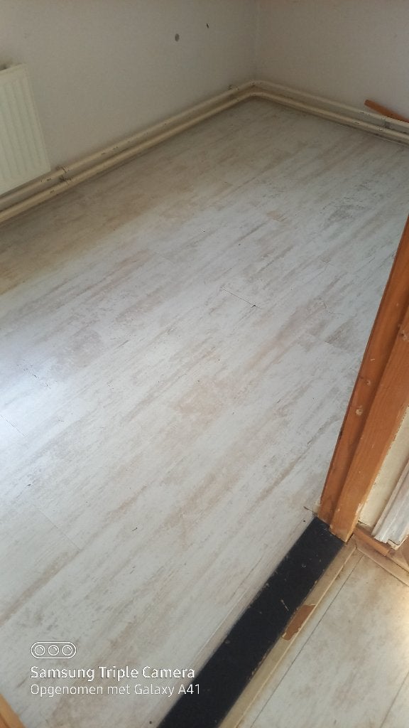 Vloerdelen wit verweerd laminaat, Ophalen, Vloerdelen of -planken, Zo goed als nieuw, 10 m² of meer