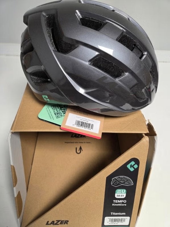 Lazer Helm Tempo KineticoreTitanium (54-61cm), Lazer, Nieuw, Overige maten, Ophalen of Verzenden