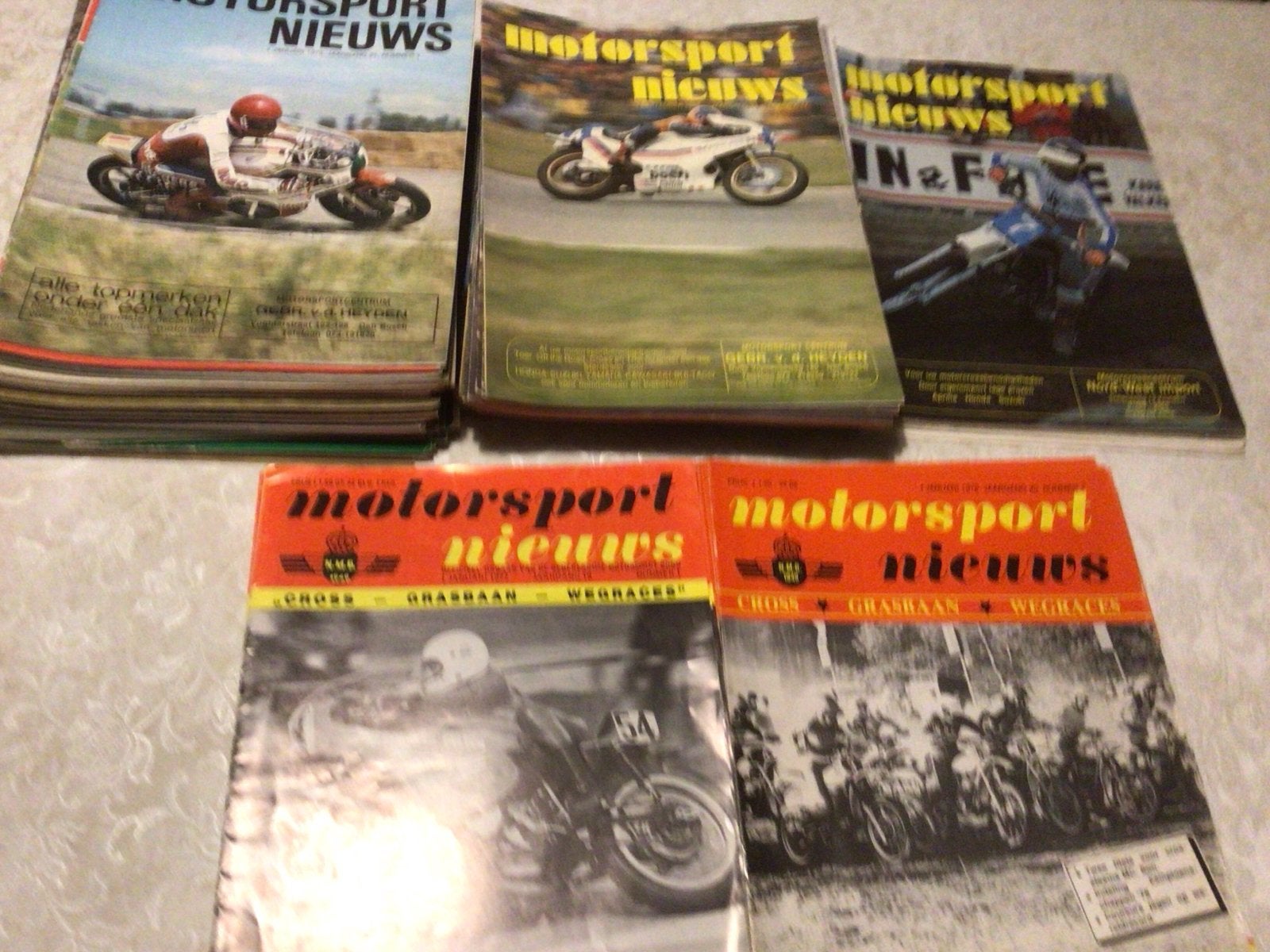 Motorsport Nieuws Tijdschriften - Jaren '70 Collectie, Ophalen, Gelezen, Algemeen