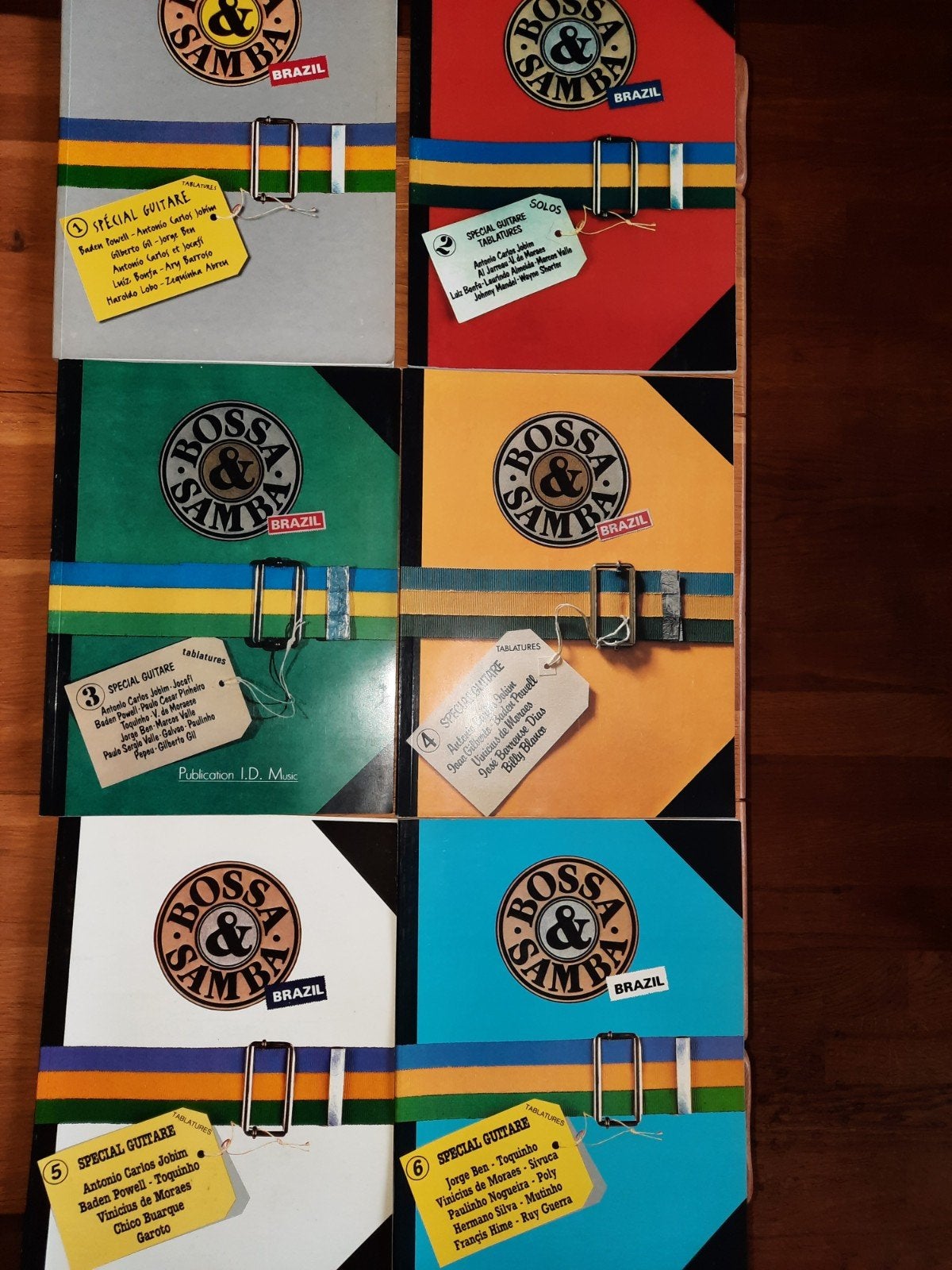 Gitaar--ook TAB--Bossa & Samba Brazil Volume 1,2,3,4,5,6 (!), Muziek en Instrumenten, Latin en Salsa, Gitaar, Ophalen of Verzenden