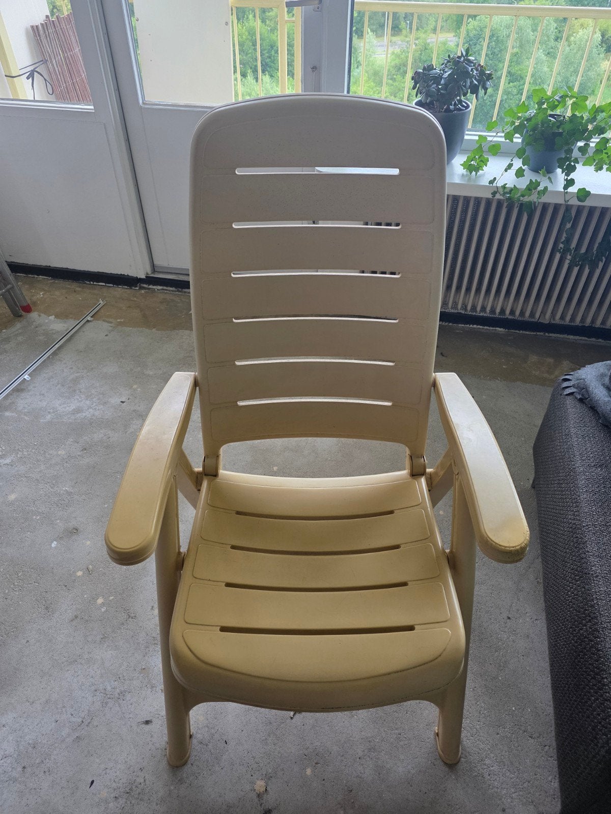 3 Verstelbare Gele Zomer Stoelen, Ophalen, Gebruikt, Kunststof, Verstelbaar