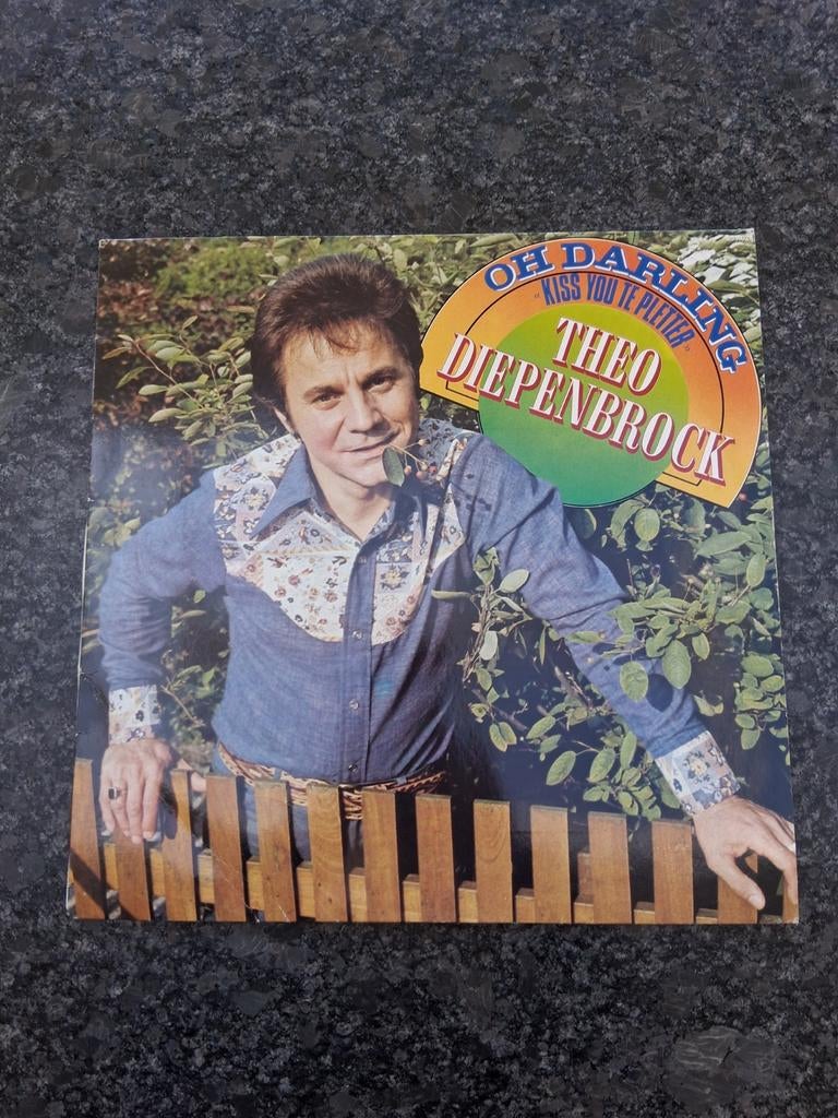 Theo Diepenbrock - Oh Darling Kiss You Te Pletter LP, Ophalen of Verzenden, Gebruikt, 12 inch, Levenslied of Smartlap