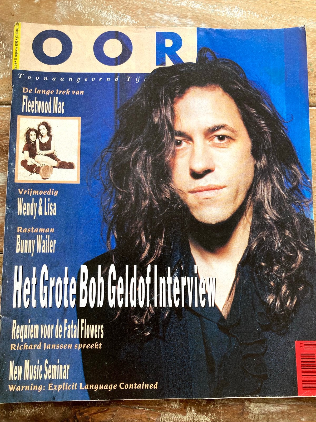 OOR Magazine 1990 FLEETWOOD MAC Fatal Flowers BOB GELDOF, Ophalen of Verzenden, Zo goed als nieuw, Muziek, Film of Tv