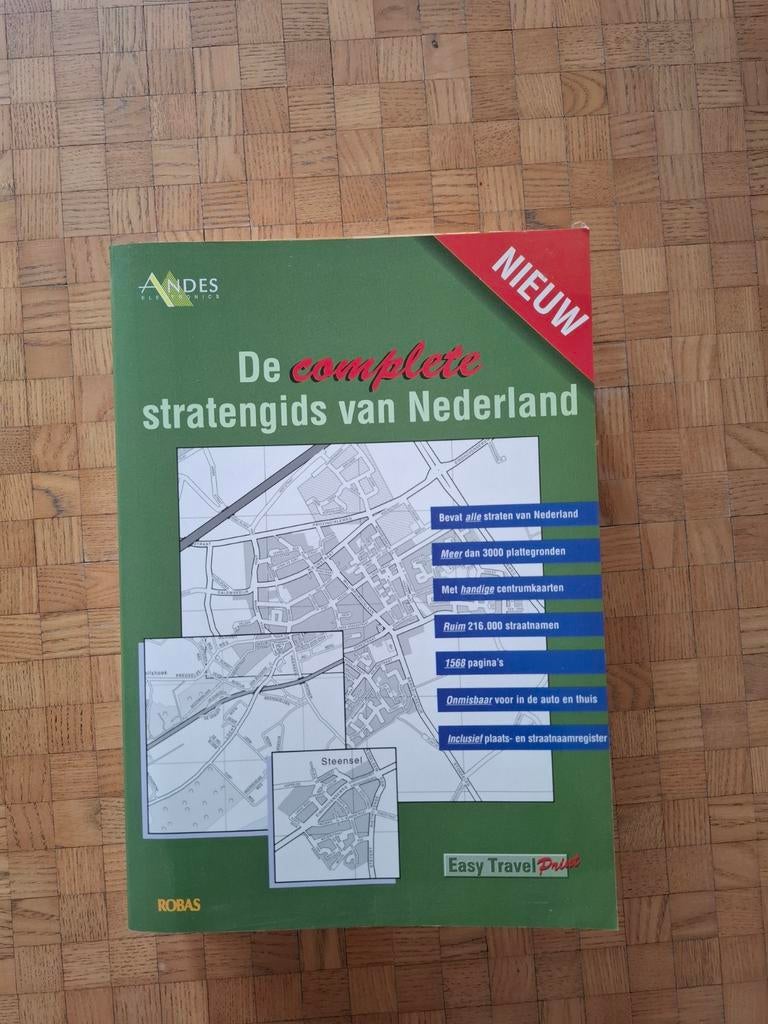 Complete stratengids van Nederland 1997, Ophalen of Verzenden, 1800 tot 2000, Nederland, Landkaart
