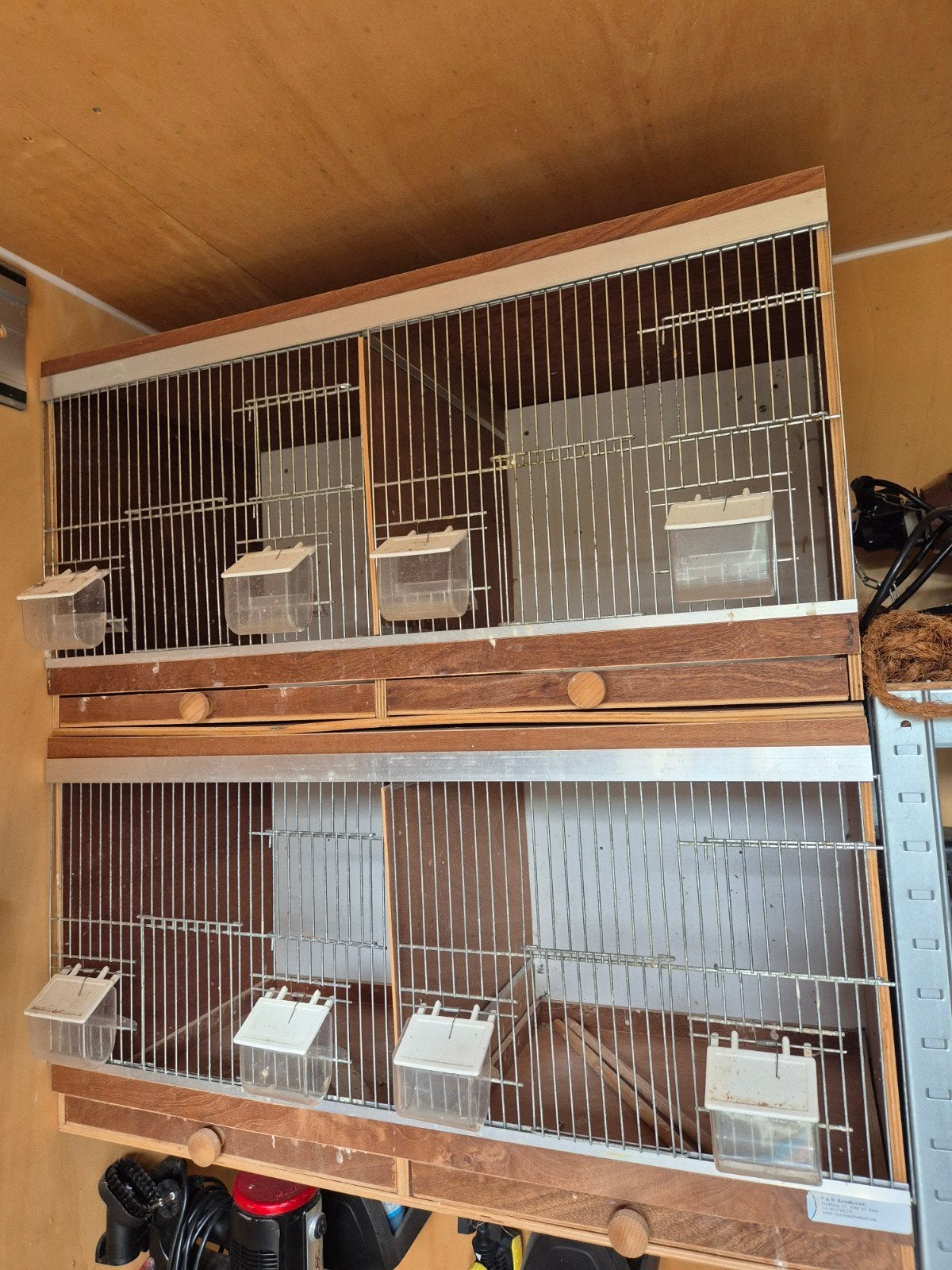 2 broedkooi 80x40x40, Ophalen, Hout, Broedkooi of Kweekkooi
