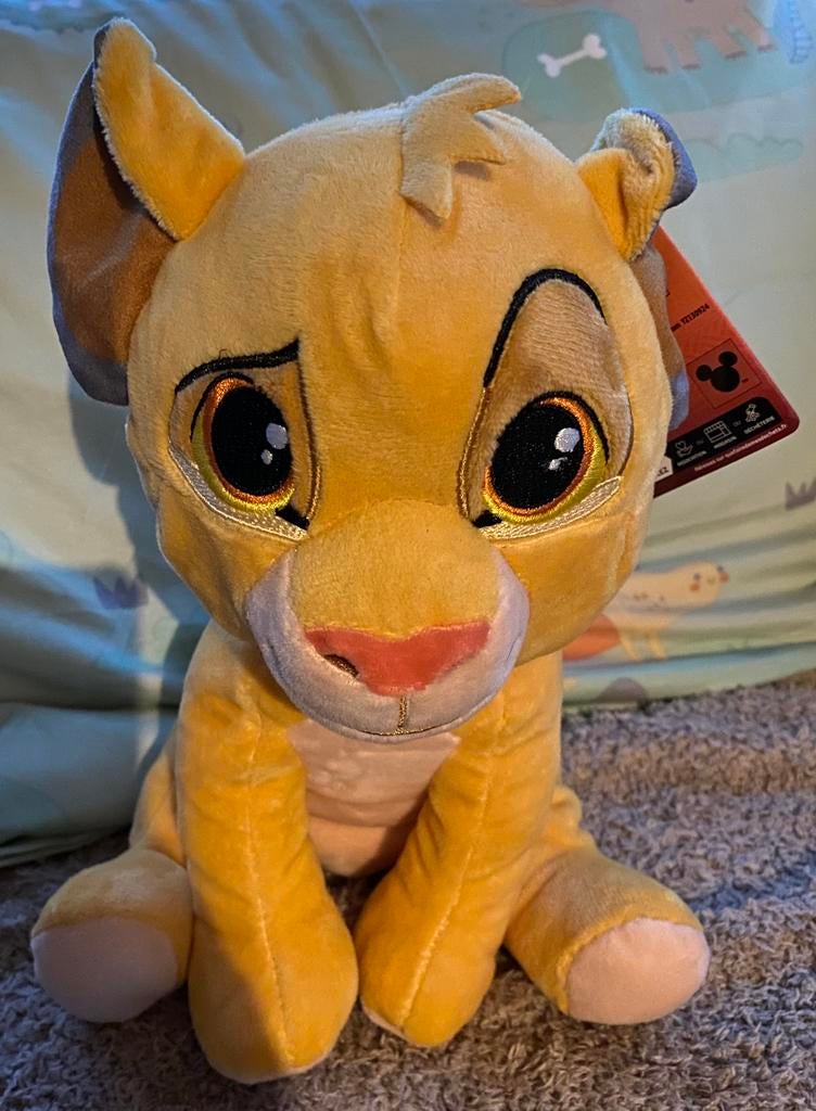 Disney - The Lion King - Simba Knuffel, Ophalen of Verzenden, Leeuwenkoning of Jungle Boek, Nieuw, Knuffel