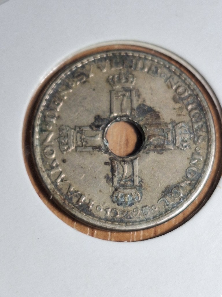 NOORWEGEN 1 kroon 1925 (#187), Ophalen of Verzenden, Overige landen, Losse munt