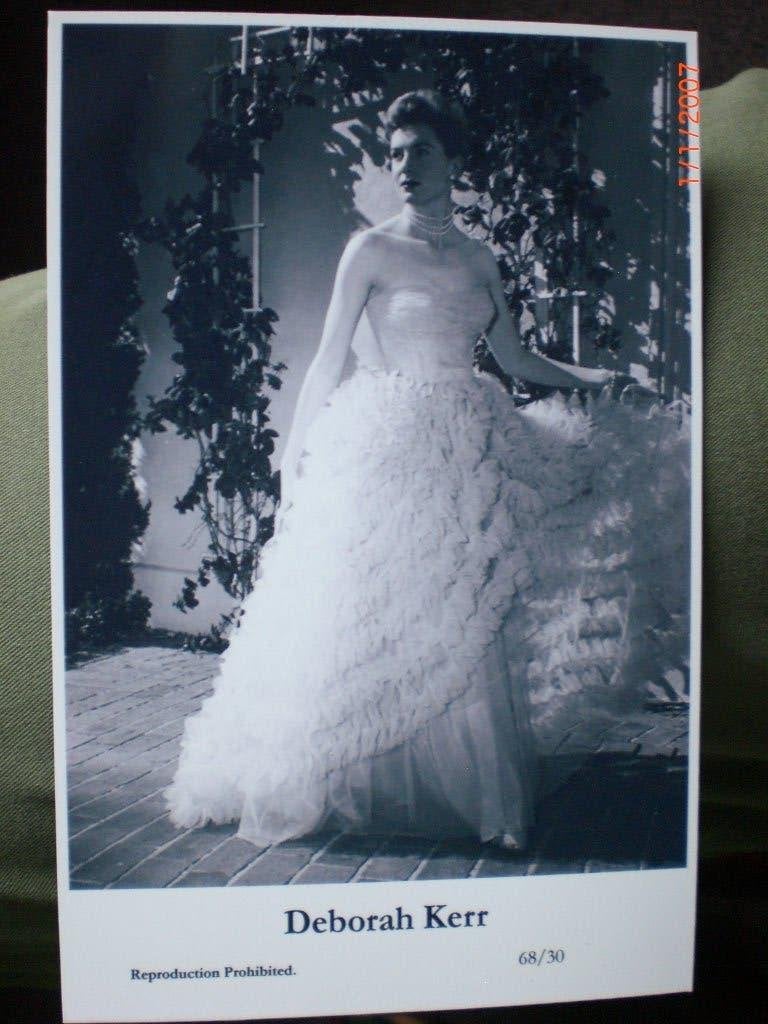 kaart Deborah Kerr 2, Ophalen of Verzenden, 1980 tot heden, Ongelopen, Sterren en Beroemdheden