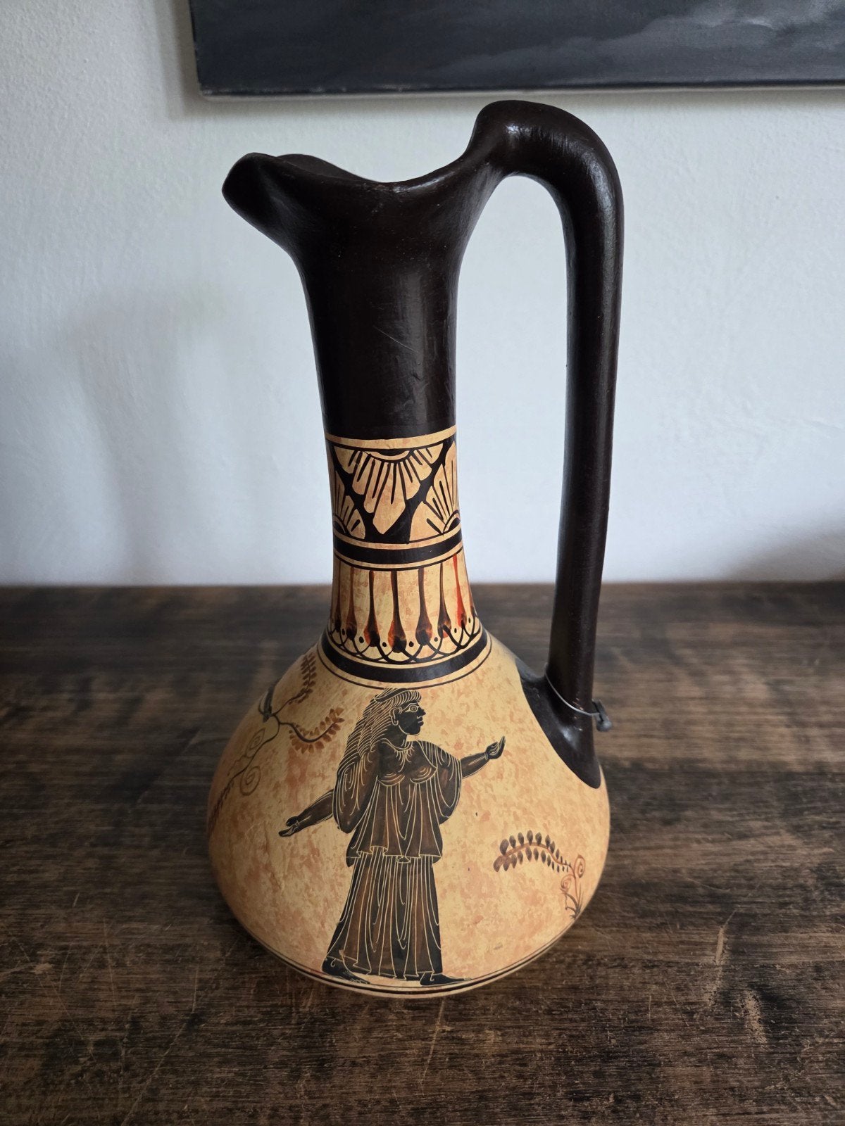 Decoratieve Griekse Vaas met Klassieke Afbeeldingen, Ophalen of Verzenden