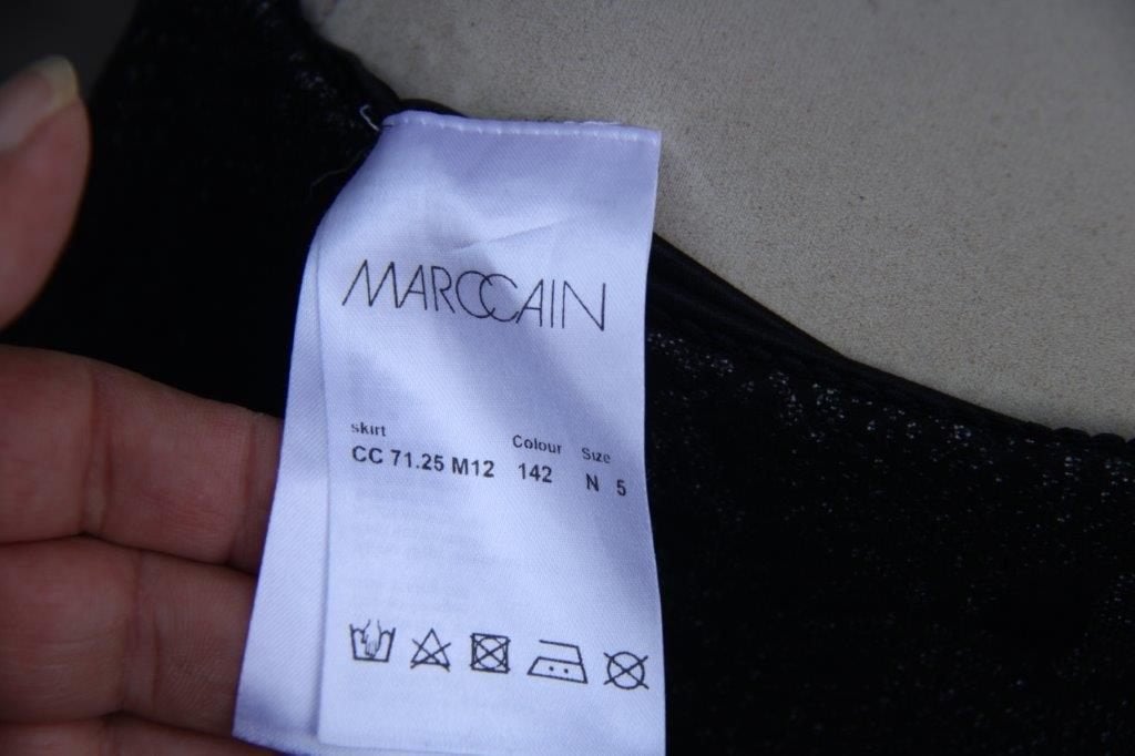 Rok zwart/ creme Marccain mt N5(L/42) Vaste prijs, Zwart, Maat 42/44 (L), Ophalen of Verzenden, Zo goed als nieuw