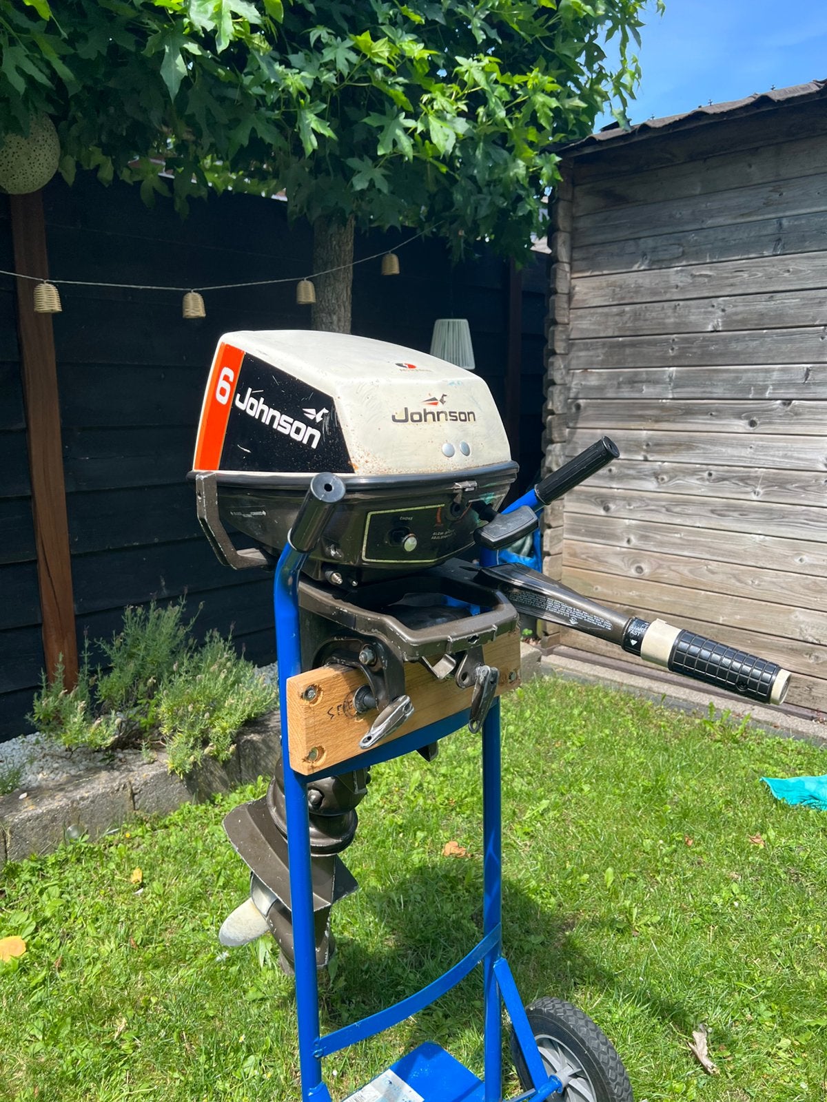Johnson 6pk 2takt seahorse, Watersport en Boten, Ophalen, Gebruikt, Motor en Techniek, Motorboot