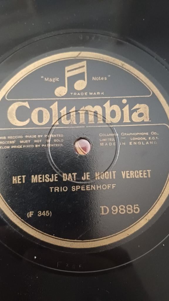 78toeren: 24 platen NEDERLANDS voor 1925, Verzenden, Gebruikt, 10 inch, Levenslied of Smartlap