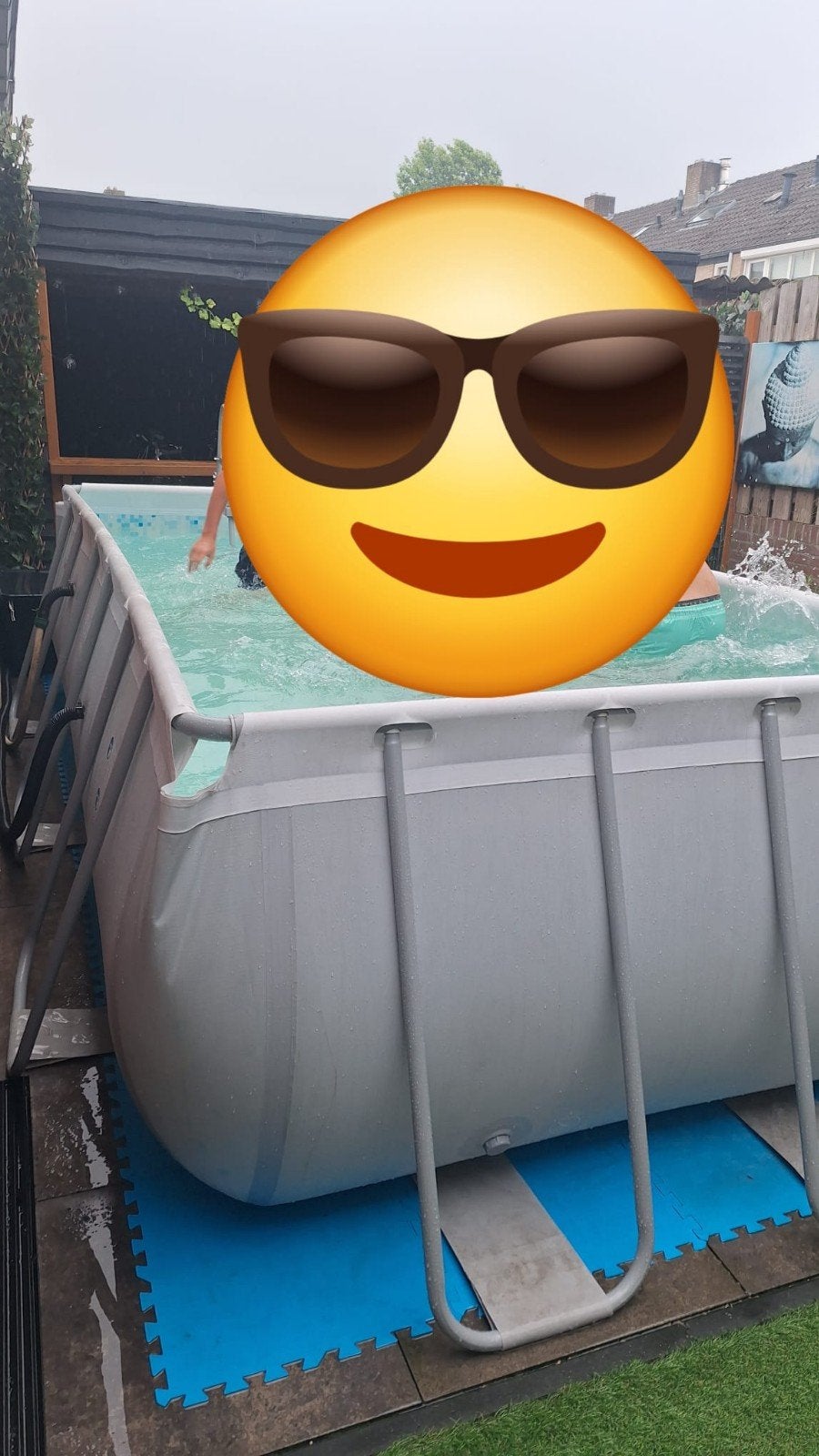 zwembad, filterpomp,trap, verwarming,matten, Ophalen, Gebruikt, 200 tot 300 cm, 80 tot 120 cm