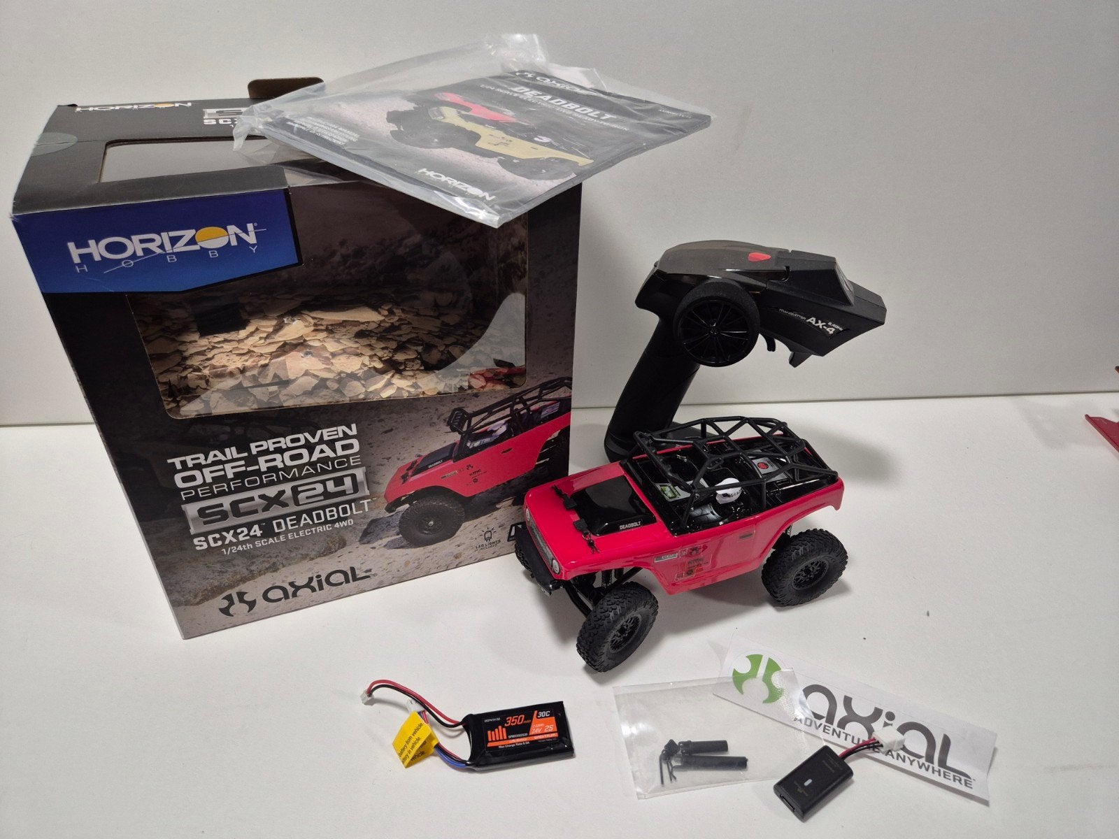 Axial SCX24 Deadbolt RC Crawler - Zo goed als nieuw, Elektro, Auto offroad, Ophalen of Verzenden, Zo goed als nieuw