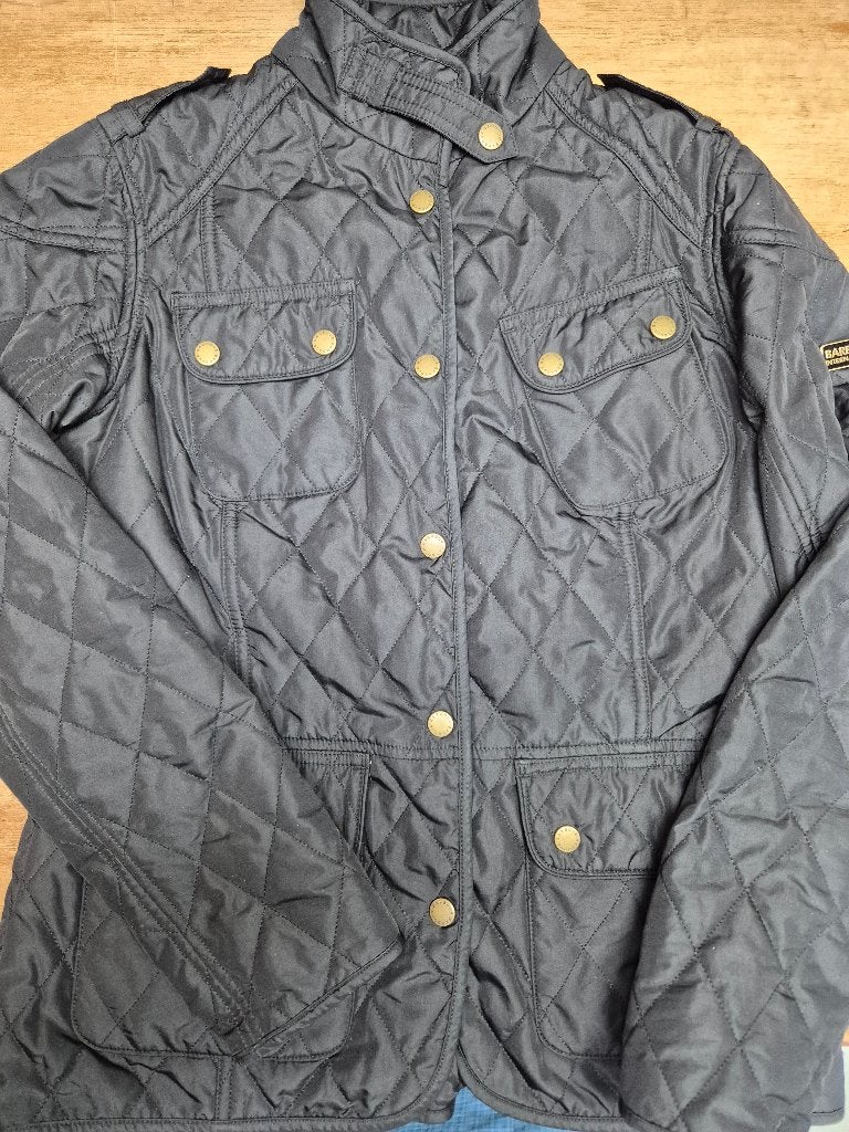 Barbour 'Drax Quilt' dames zomer jack, maar 36 Top!, Barbour, Zwart, Ophalen of Verzenden, Zo goed als nieuw