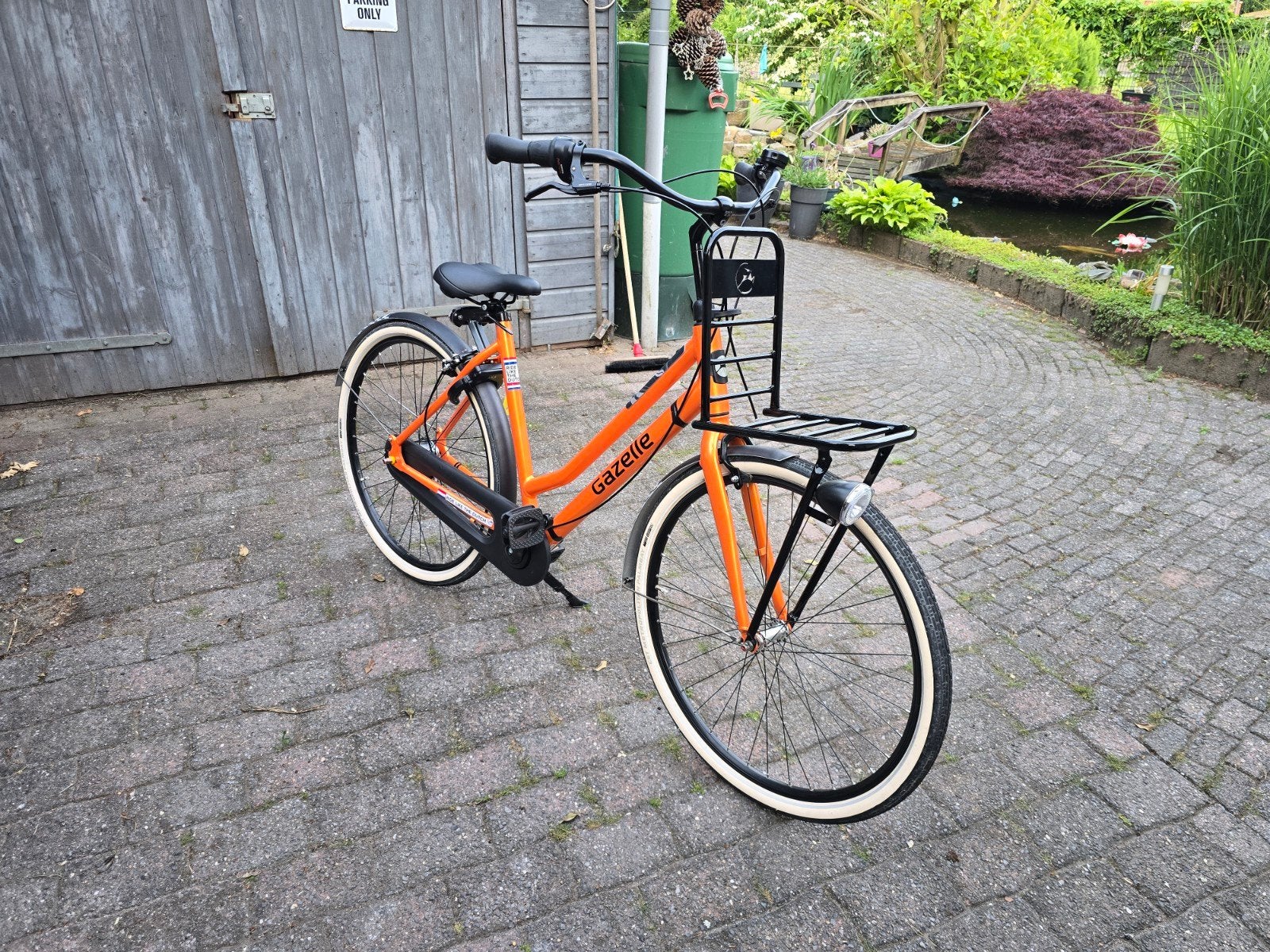 Gazelle fiets met handrem en terugtraprem, Fietsen en Brommers, Fietsen | Dames | Damesfietsen, Nieuw, Gazelle, (Extra) lage instap