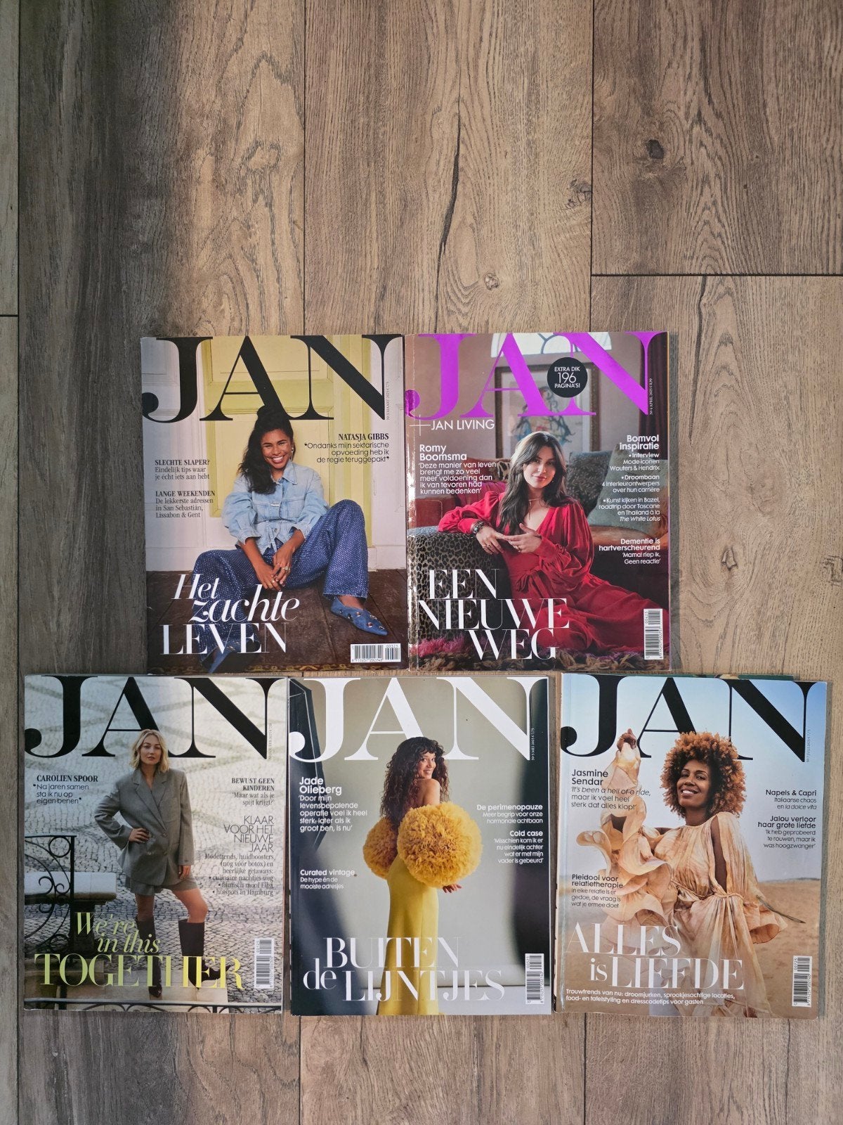 JAN Magazine collectie - 5 edities, Ophalen of Verzenden, Gelezen, Glossy
