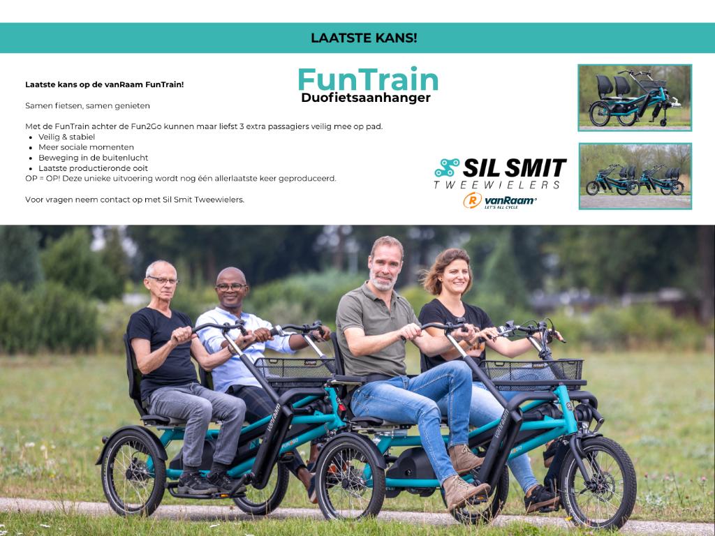 Pre-order nu een vanRaam Funtrain (LAATSTE KANS), Fietsen en Brommers, Ophalen, Nieuw, Schijfrem, Van raam