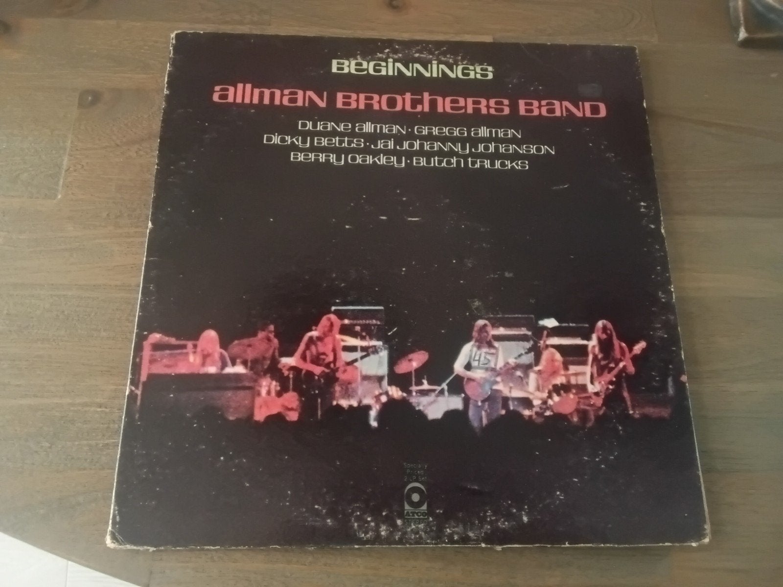 Allman Brothers Band-Beginnings dubbel lp uit 1973 Made in U, Cd's en Dvd's, Vinyl | Rock, Ophalen of Verzenden, Gebruikt, 12 inch