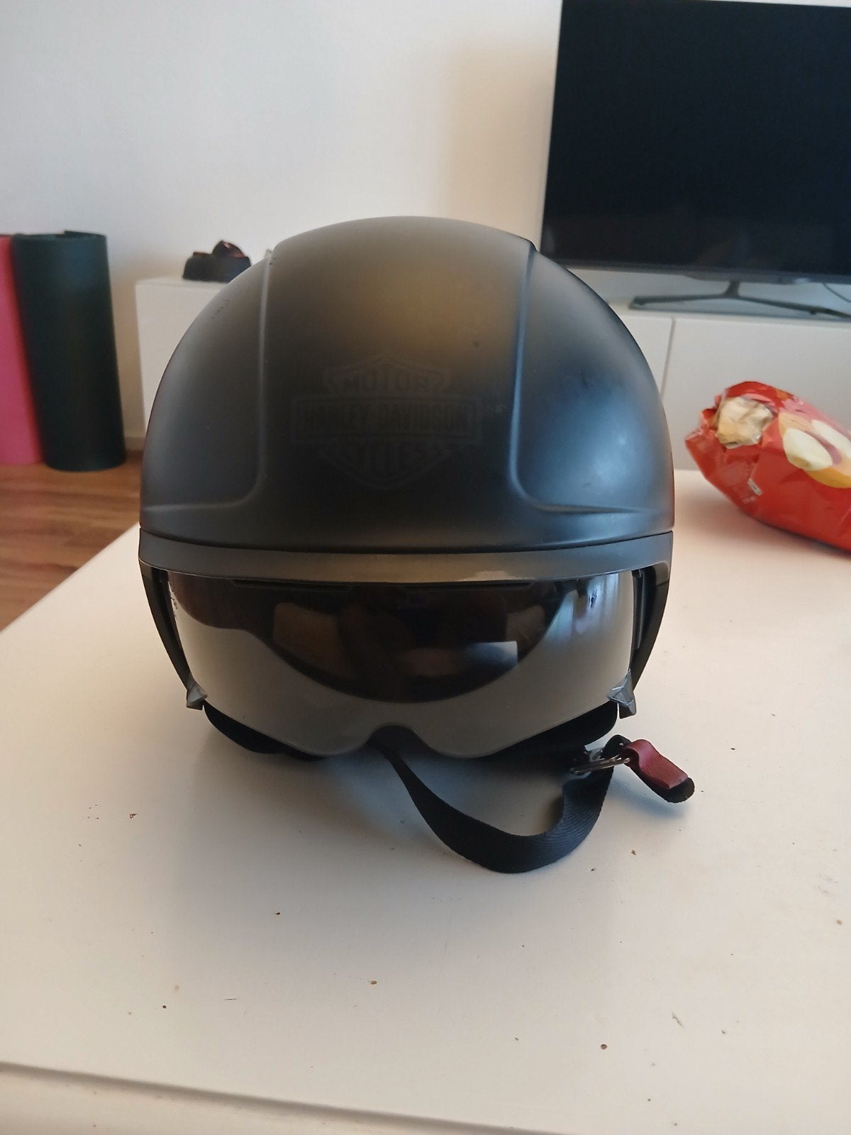 harley davidson helm maat xs, Motoren, Ophalen of Verzenden, Tweedehands, XS, Overige merken