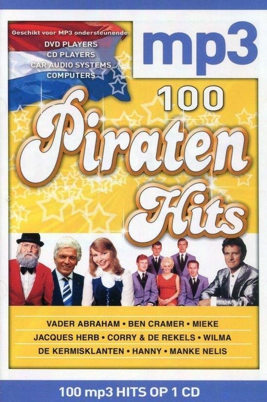 100 mp3 Piraten Hits CD/DVD 1-Disc met 100 Hits!, Cd's en Dvd's, Cd's | Nederlandstalig, Nieuw in verpakking, Levenslied of Smartlap