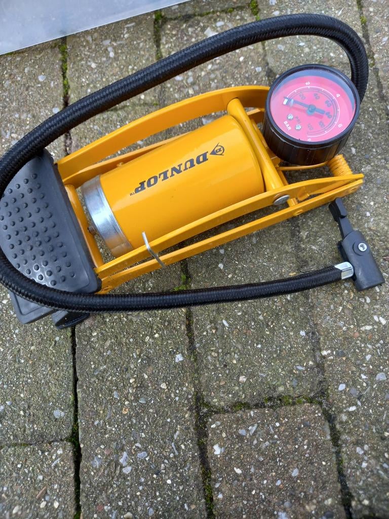 Dunlop Voetpomp met Drukmeter - Nieuw in Doos, Ophalen of Verzenden
