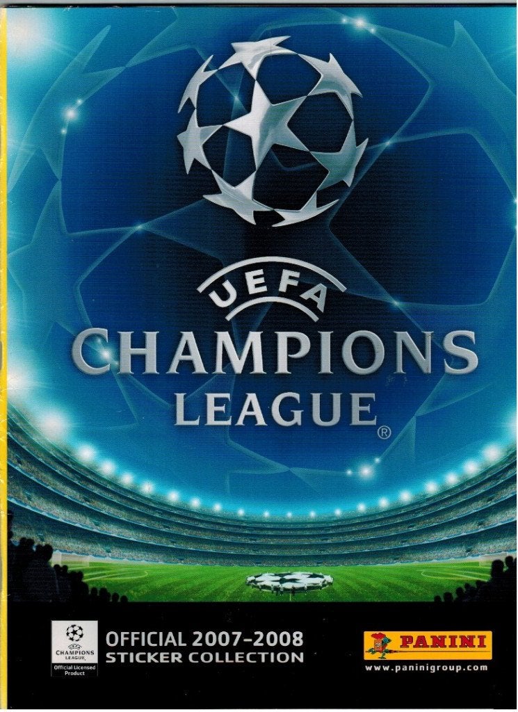 Panini UEFA Champions League 2007-2008 Sticker Album (leeg)., Ophalen of Verzenden, Zo goed als nieuw, Buitenlandse clubs, Boek of Tijdschrift