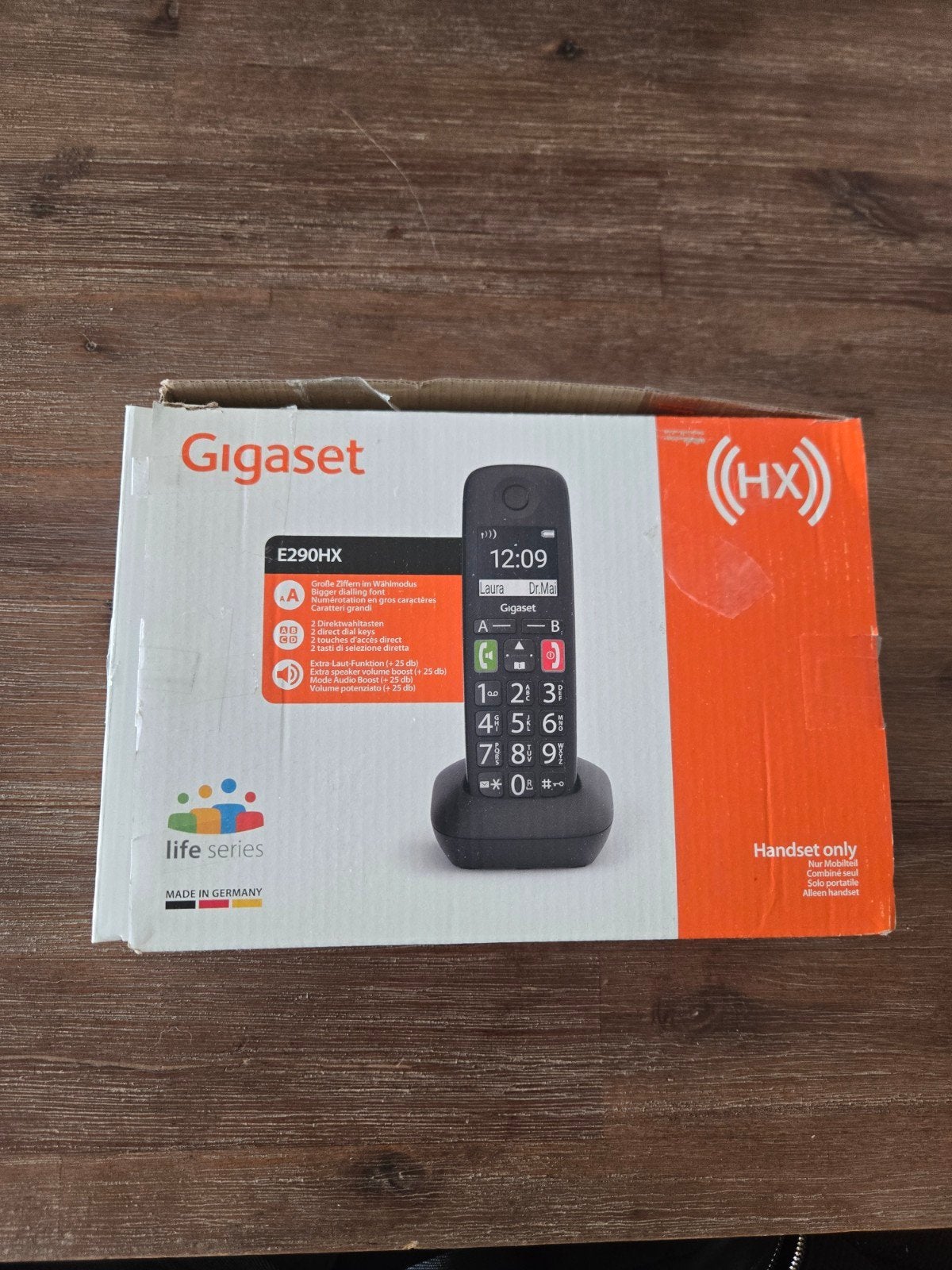 Gigaset E290HX Draadloze Telefoon - Handset Only, Ophalen, Nieuw, 1 handset