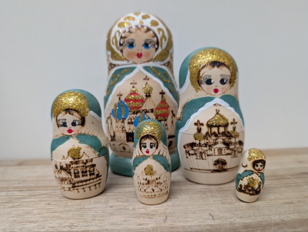 Matroesjka poppen rek5, Verzamelen, Poppetjes en Figuurtjes, Ophalen of Verzenden, Zo goed als nieuw, Nvt, Nvt