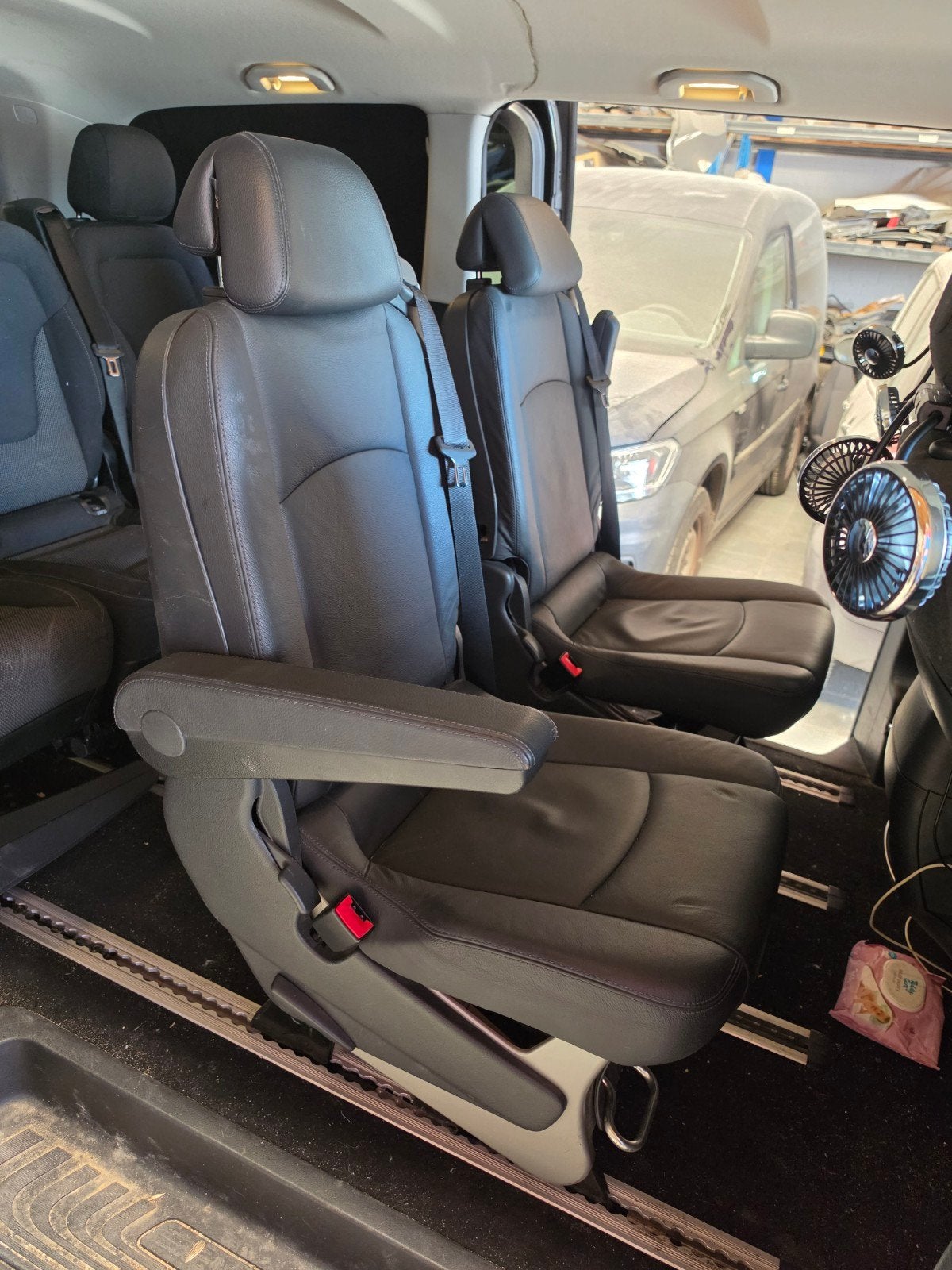 Mercedes V-Klasse / Vito / Vaneo Lederen Stoelen (2 stuks), Ophalen, Gebruikt, Mercedes-Benz