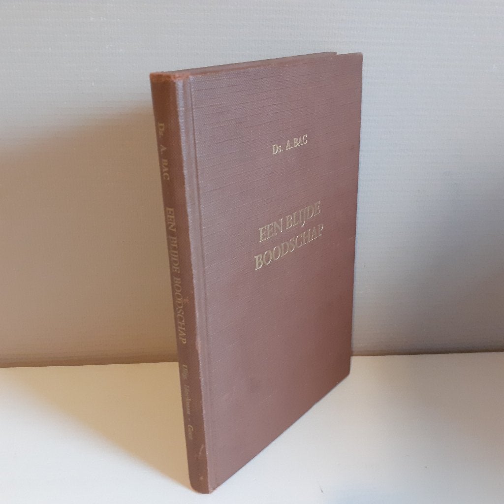 Ds. A. Bac. Een blijde boodschap., Boeken, Ophalen of Verzenden, Gelezen, Christendom | Protestants