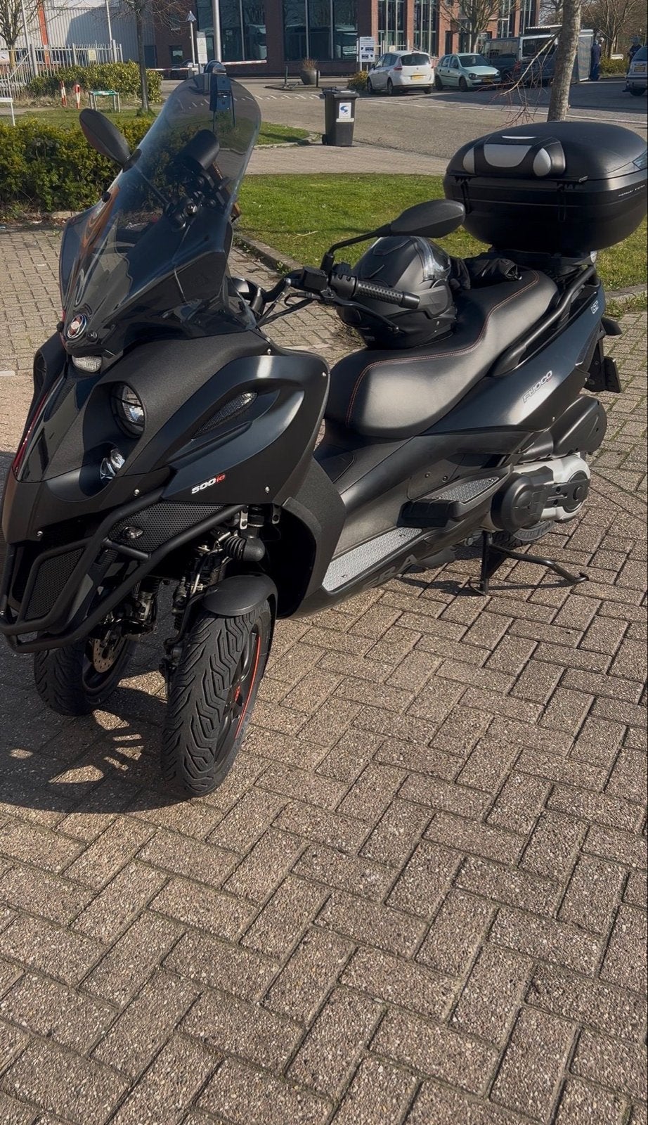 Gilera Fuoco 500 uit 2017 met topkoffer, Piaggio, Gebruikt, Ophalen of Verzenden