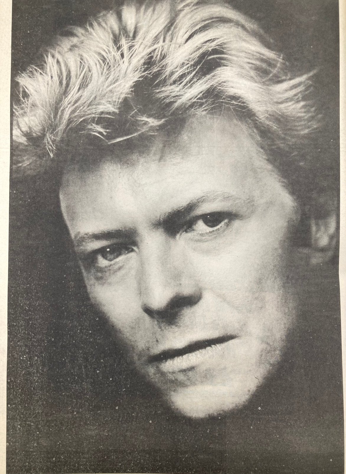 Paginagrote A3 Poster DAVID BOWIE Anton Corbijn, Verzamelen, Ophalen of Verzenden, A1 t/m A3